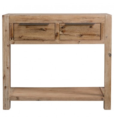  Konsolinis staliukas, 82x33x73 cm, akacijos medienos masyvas - Žurnaliniai staliukai - 2