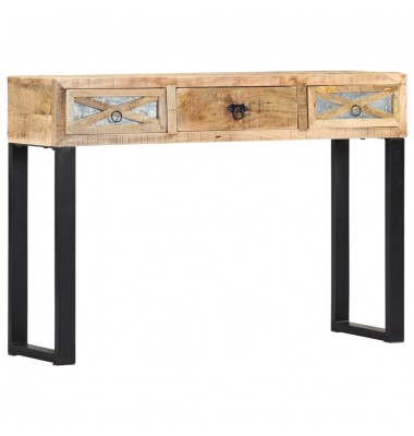  Konsolinis staliukas, 110x30x76 cm, mango medienos masyvas - Žurnaliniai staliukai - 1