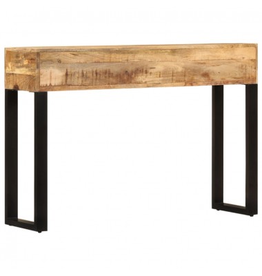  Konsolinis staliukas, 110x30x76 cm, mango medienos masyvas - Žurnaliniai staliukai - 4