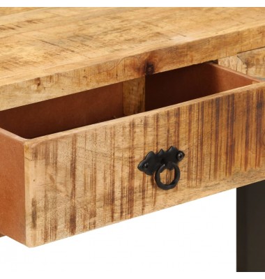  Konsolinis staliukas, 110x30x76 cm, mango medienos masyvas - Žurnaliniai staliukai - 7