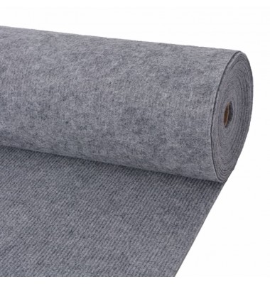  Parodų kilimas, pilkos spalvos, 1,2x20m, stulpelių dizaino - Durų, virtuvės kilimai - 1