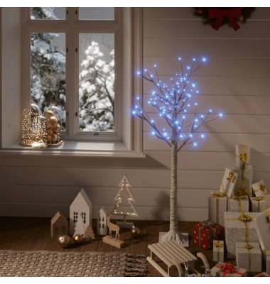 Kalėdinis medis, 1,2m, su 120 mėlynų LED lempučių - Kalėdinis apšvietimas - 1