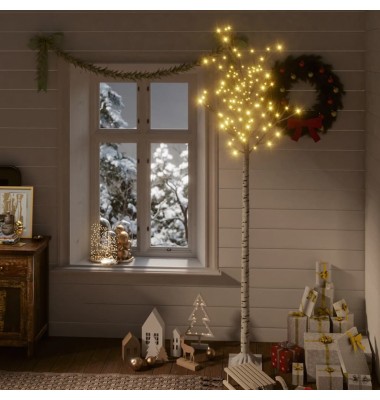 Kalėdinis medis, 2,2m, su 200 šiltų baltų LED lempučių - Kalėdinis apšvietimas - 1