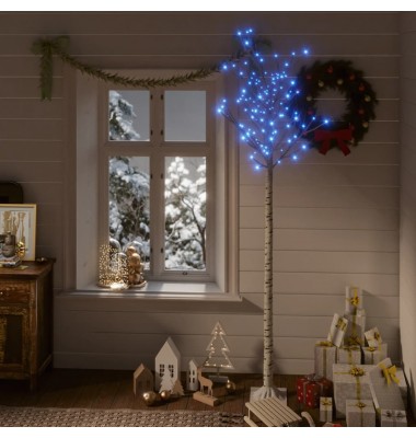 Kalėdinis medis, 2,2m, su 200 mėlynų LED lempučių - Kalėdinis apšvietimas - 1