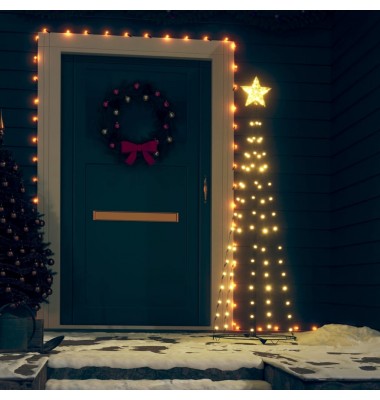 Kalėdų eglutė, 50x120cm, kūgio formos, 70 baltų LED lempučių - Kalėdinis apšvietimas - 1
