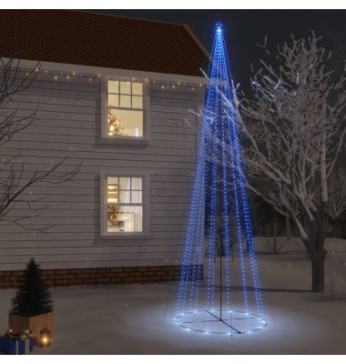 Kalėdų eglutė, 230x800cm, kūgio formos, 1134 mėlynos LED - Kalėdinis apšvietimas - 1