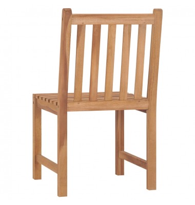  Sodo kėdės su pagalvėlėmis, 4vnt., tikmedžio medienos masyvas - Lauko kėdės - 6