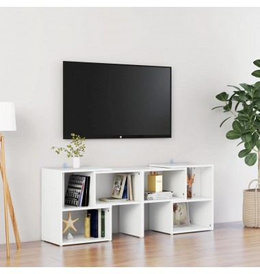  Televizoriaus spintelė, baltos spalvos, 104x30x52cm, MDP - TV spintelės - 1