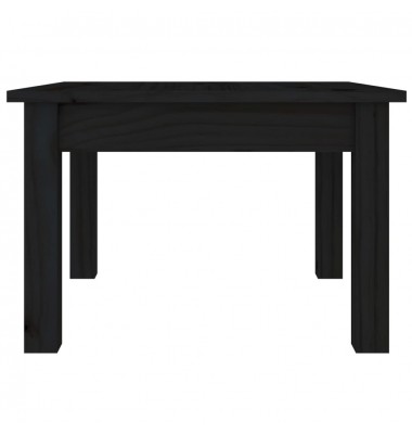  Kavos staliukas, juodas, 45x45x30cm, pušies medienos masyvas - Kavos staliukai - 4