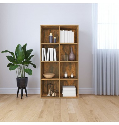  Knygų/šoninė spintelė, dūminio ąžuolo, 66x30x130cm, mediena - Pastatomos lentynos, spintelės - 1