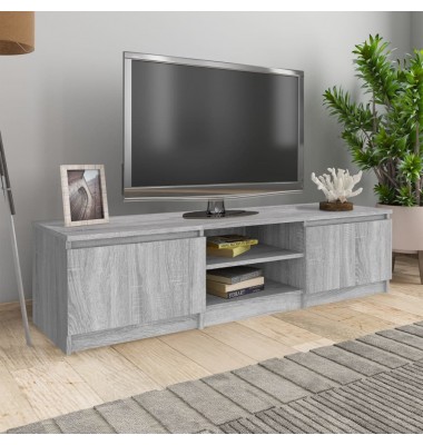  Televizoriaus spintelė, pilka ąžuolo, 140x40x35,5cm, mediena - TV spintelės - 1