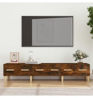  Televizoriaus spintelė, dūminio ąžuolo, 150x34,5x30cm, mediena - TV spintelės - 1