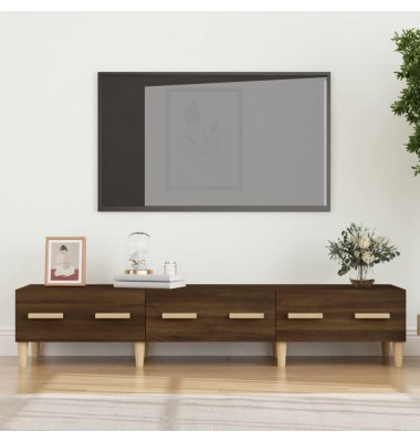  Televizoriaus spintelė, ruda ąžuolo, 150x34,5x30cm, mediena - TV spintelės - 1