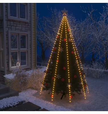  Kalėdinė girlianda eglutei-tinklas su 400 LED lempučių, 400cm - Kalėdinis apšvietimas - 1