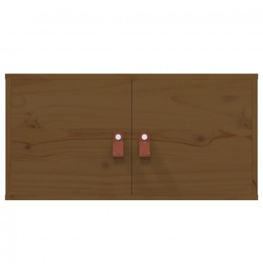  Sieninė spintelė, medaus ruda, 60x30x30cm, pušies masyvas - Pakabinamos lentynos, spintelės - 3
