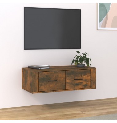  Pakabinama TV spintelė, dūminio ąžuolo, 80x36x25cm, mediena - TV spintelės - 1