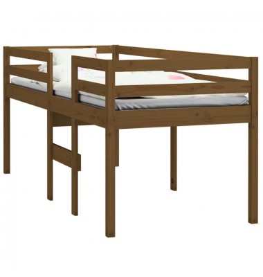  Aukšta lova, medaus ruda, 90x190cm, pušies medienos masyvas - Lovos - 3