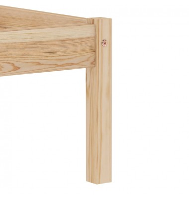  Lovos rėmas, 90x200 cm, pušies medienos masyvas - Lovos - 6