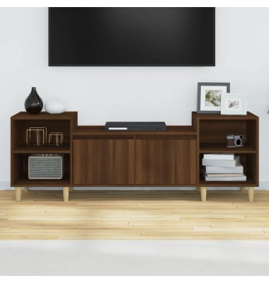  Televizoriaus spintelė, ruda ąžuolo, 160x35x55cm, mediena - TV spintelės - 3