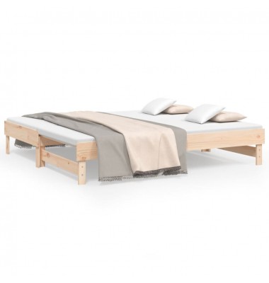  Ištraukiama lova, 2x(90x190)cm, pušies medienos masyvas - Lovos - 2