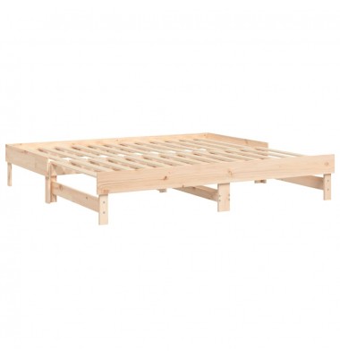  Ištraukiama lova, 2x(90x190)cm, pušies medienos masyvas - Lovos - 7
