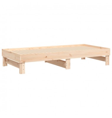  Ištraukiama lova, 2x(90x190)cm, pušies medienos masyvas - Lovos - 8