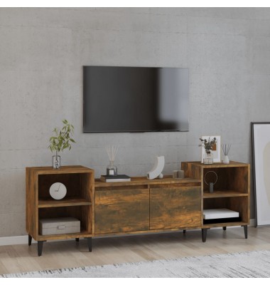  Televizoriaus spintelė, dūminio ąžuolo, 160x35x55cm, mediena - TV spintelės - 1