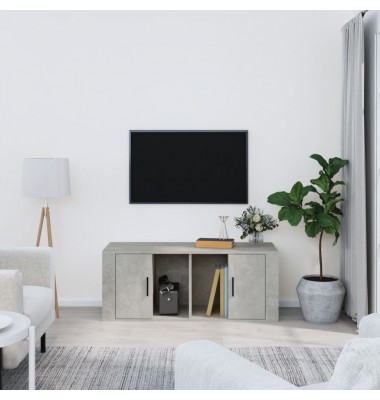  Televizoriaus spintelė, betono pilka, 100x35x40cm, mediena - TV spintelės - 1
