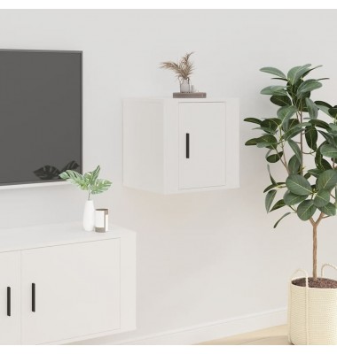  Sieninė televizoriaus spintelė, balta, 40x34,5x40cm - TV spintelės - 1