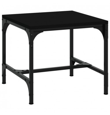  Šoniniai staliukai, 2vnt., juodi, 40x40x35cm, apdirbta mediena - Kavos staliukai - 4