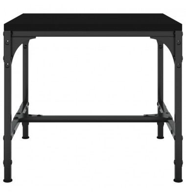  Šoniniai staliukai, 2vnt., juodi, 40x40x35cm, apdirbta mediena - Kavos staliukai - 5