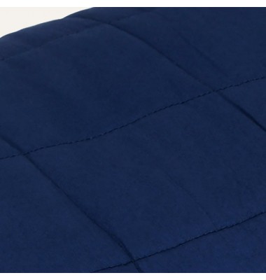  Sunki antklodė, mėlynos spalvos, 150x200cm, audinys, 7kg - Patalynė - 4