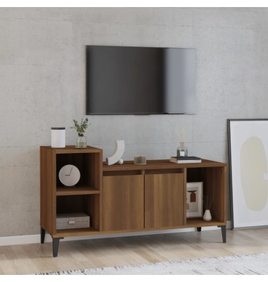  Televizoriaus spintelė, ruda ąžuolo, 100x35x55cm, mediena - TV spintelės - 1
