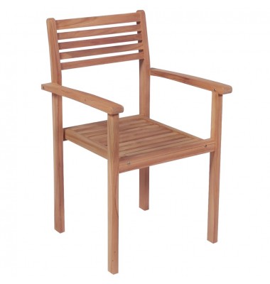  Sodo kėdės su pilkomis pagalvėlėmis, 2vnt., tikmedžio masyvas - Lauko kėdės - 3