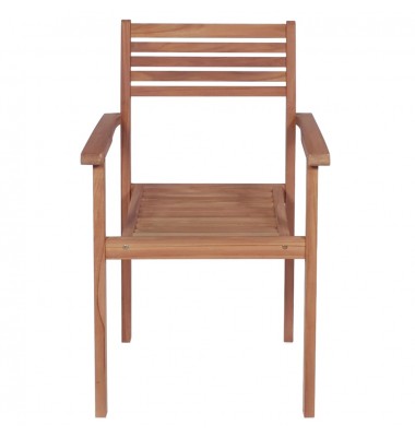  Sodo kėdės su pilkomis pagalvėlėmis, 2vnt., tikmedžio masyvas - Lauko kėdės - 4