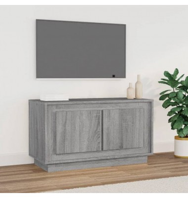  Televizoriaus spintelė, pilka ąžuolo, 80x35x45cm, mediena - TV spintelės - 1