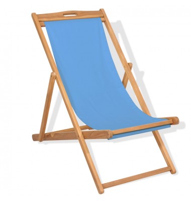  Gultas iš tikmedžio, 56x105x96cm, mėlynas - Lauko kėdės - 1