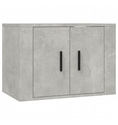  TV spintelių komplektas, 4 dalių, betono pilkas, mediena - TV spintelės - 4