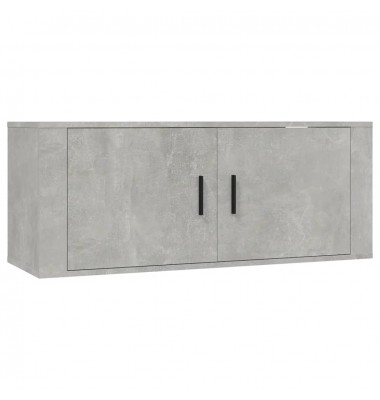  TV spintelių komplektas, 5 dalių, betono pilkas, mediena - TV spintelės - 4