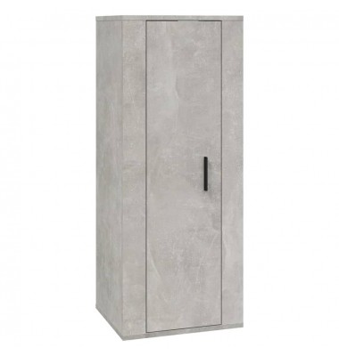  TV spintelių komplektas, 5 dalių, betono pilkas, mediena - TV spintelės - 6
