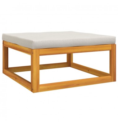  Sodo komplektas su pilkomis pagalvėlėmis, 4 dalių, mediena - Lauko baldų komplektai - 5