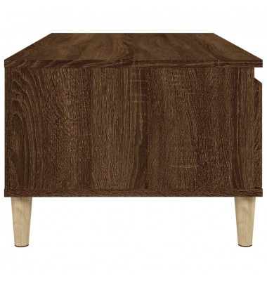  Kavos staliukas, rudas ąžuolo, 90x50x36,5cm, apdirbta mediena - Kavos staliukai - 8