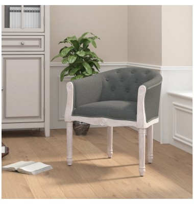  Valgomojo kėdė, tamsiai pilkos spalvos, audinys - Valgomojo Kėdės - 1