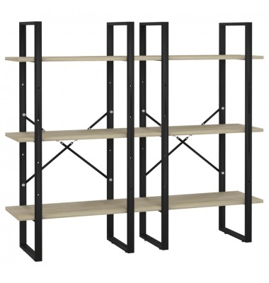  Sandėliavimo lentyna, ąžuolo, 60x30x210cm, apdirbta mediena - Pastatomos lentynos, spintelės - 3