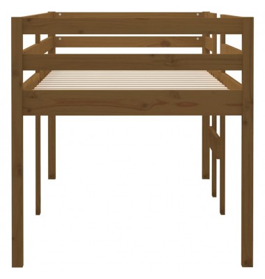  Aukšta lova, medaus ruda, 90x200cm, pušies medienos masyvas - Lovos - 6