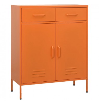 Sandėliavimo spintelė, oranžinė, 80x35x101,5cm, plienas - Biuro spintos, spintelės - 1
