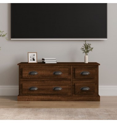  Televizoriaus spintelė, ruda ąžuolo, 100x35,5x45cm, mediena - TV spintelės - 1