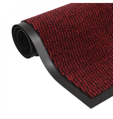  Durų kilimėlis, kvadratinis, dygsniuotas, 120x180cm, raudonas - Durų, virtuvės kilimai - 1