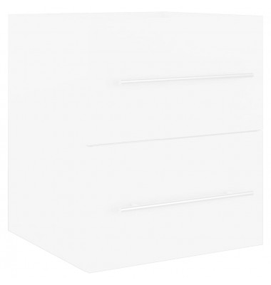  Spintelė praustuvui, baltos spalvos, 41x38,5x48cm, MDP - Vonios baldų komplektai - 2