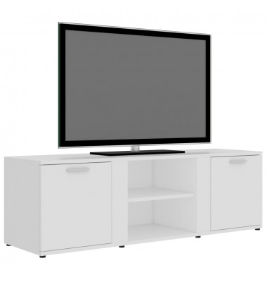 Televizoriaus spintelė, balta, 120x34x37cm, MDP - TV spintelės - 3